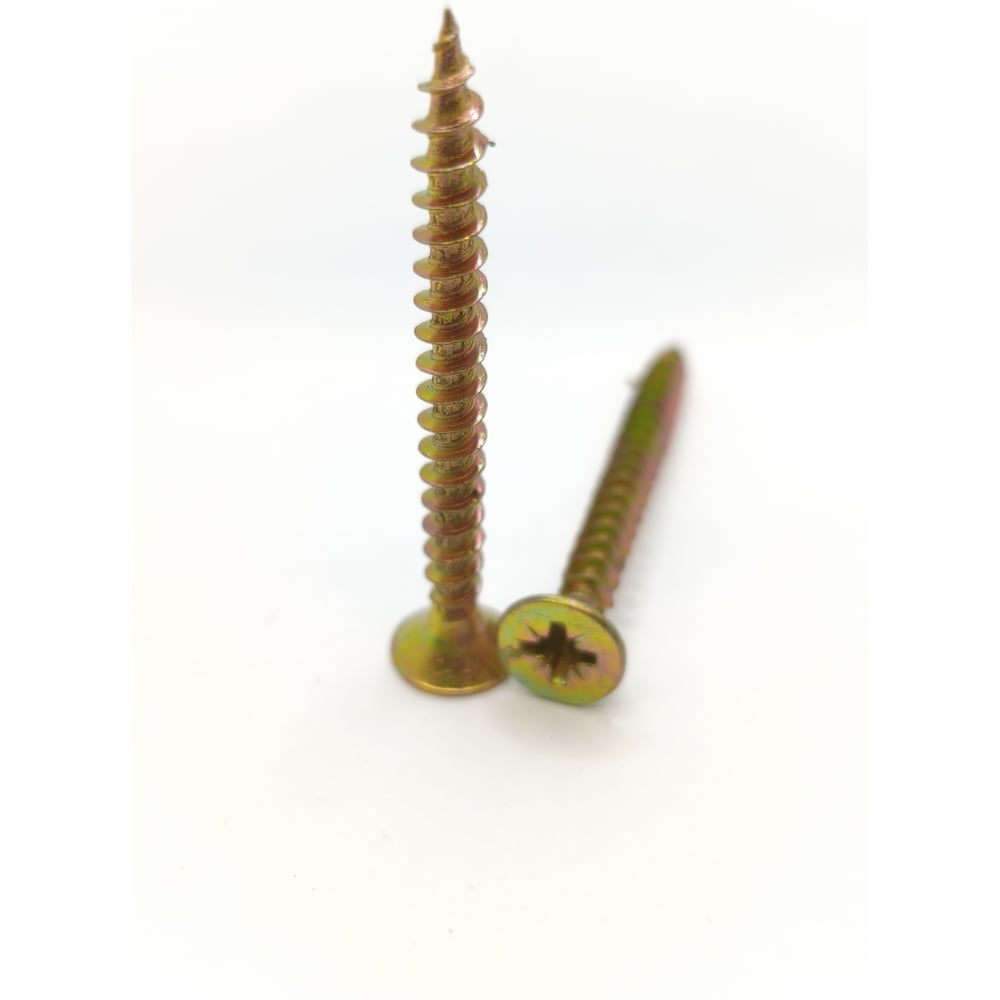 Изображение товара Саморез Крепстор 5х50 универсальный желтый цинк 300 шт