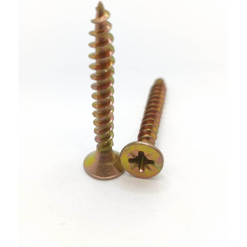 Изображение товара Саморез Крепстор 5х40 универсальный желтый цинк PZ, 400 шт 4665316947331