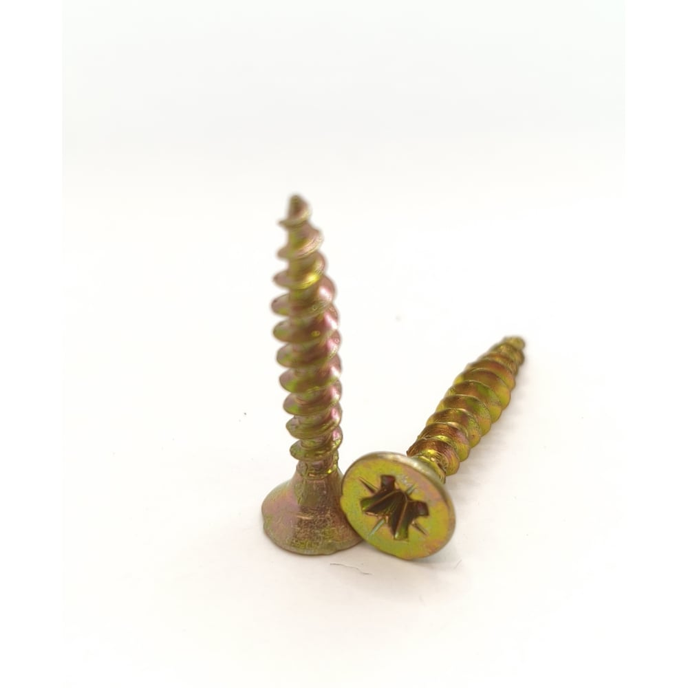 Изображение товара Саморез универсальный Крепстор 4х25 желтый цинк PZ 1000 шт 4665316947188