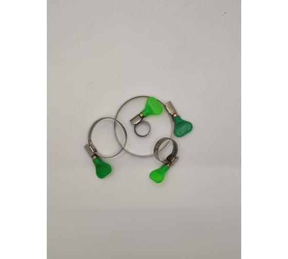 Изображение товара Хомут из нержавеющей стали (бабочка) Крепстор 50-70, 20 шт 4665316997596