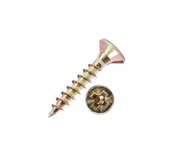 Изображение товара Саморез ООО "Клинский метизный завод" универсальный 6x70, желтый цинк, 70 штук СУ00670Ж-70