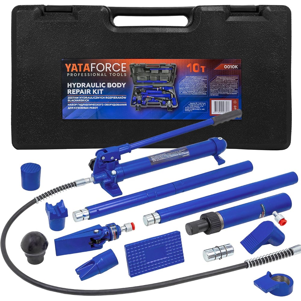 Изображение товара Набор гидравлического оборудования для кузовных работ YATAFORCE 10 т YF-0010K