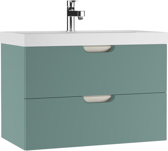 Изображение товара Тумба подвесная под умывальник UNIT 80 Домино Dune Олива В2 DD2506T