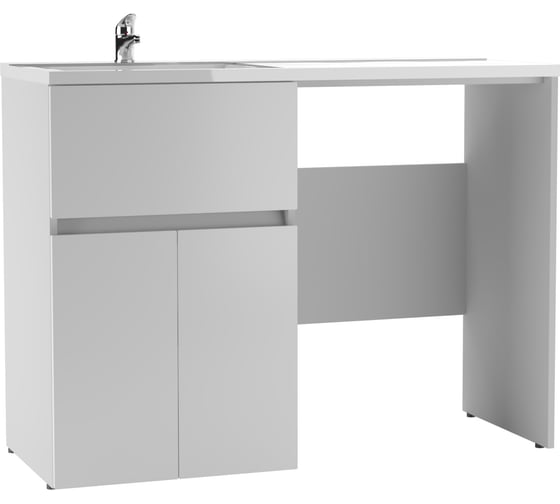 Изображение товара Тумба Айсберг под умывальник Камилла 120 лев/прав Норма В1 АЙСБЕРГ DA1669T