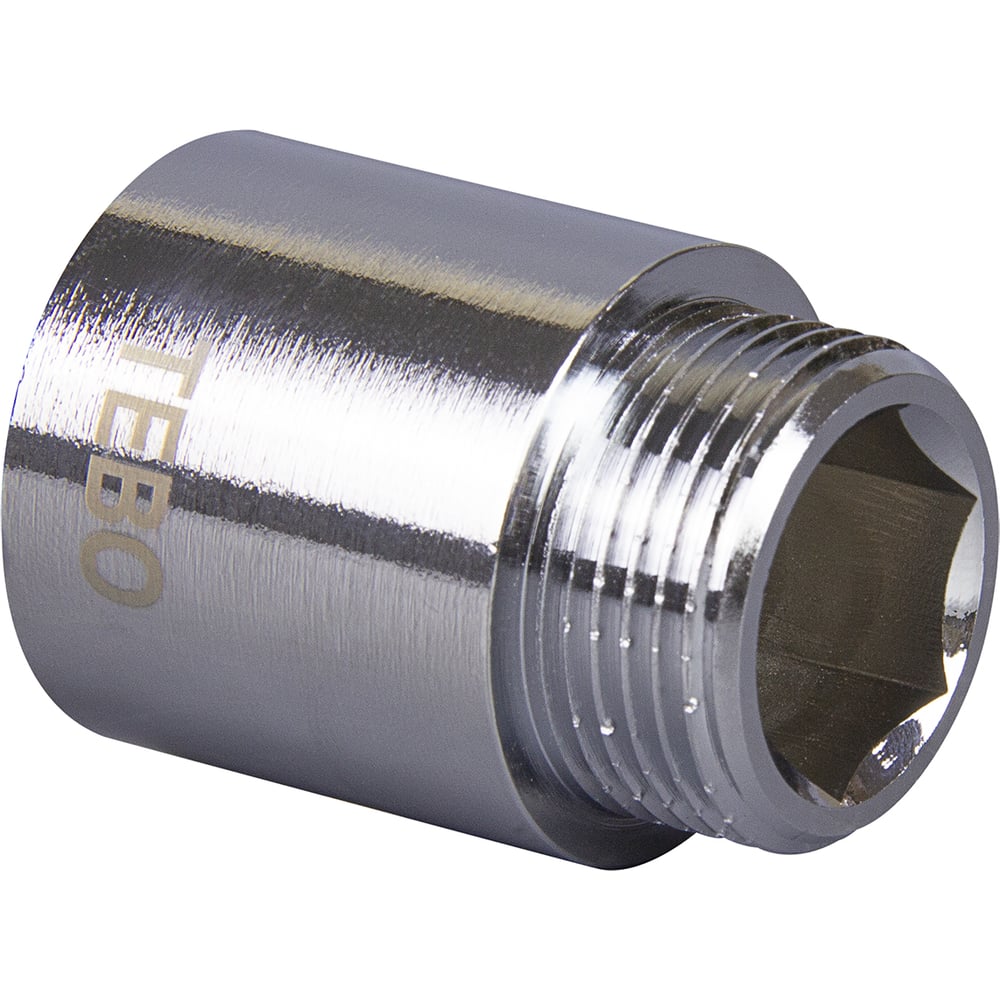 Изображение товара Удлинитель хромированный латунь 3/4 80 мм TEBO ВН/НАР