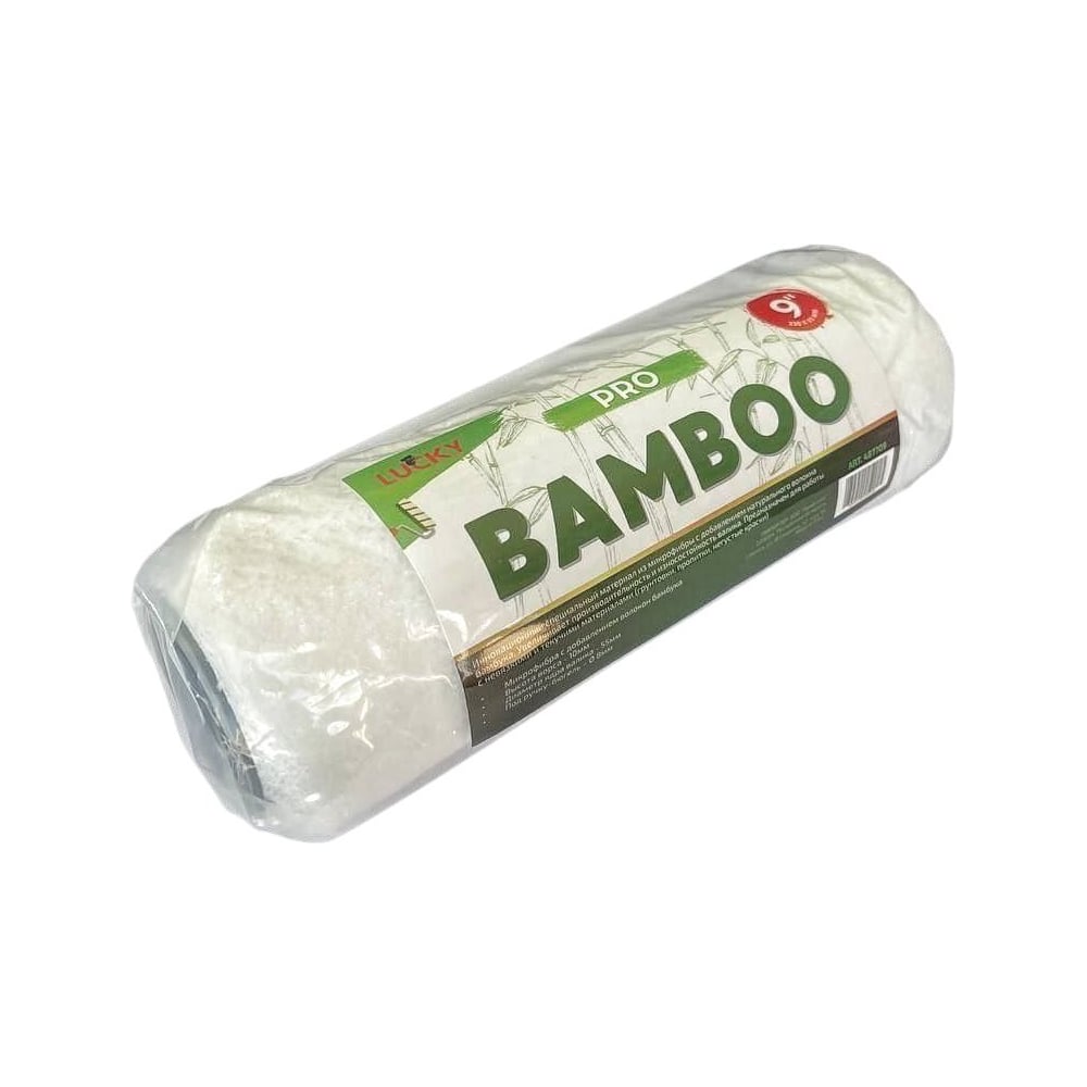 Изображение товара Валик LUCKY BAMBOO PRO 230мм микрофибра бамбук профессиональный малярный инструмент