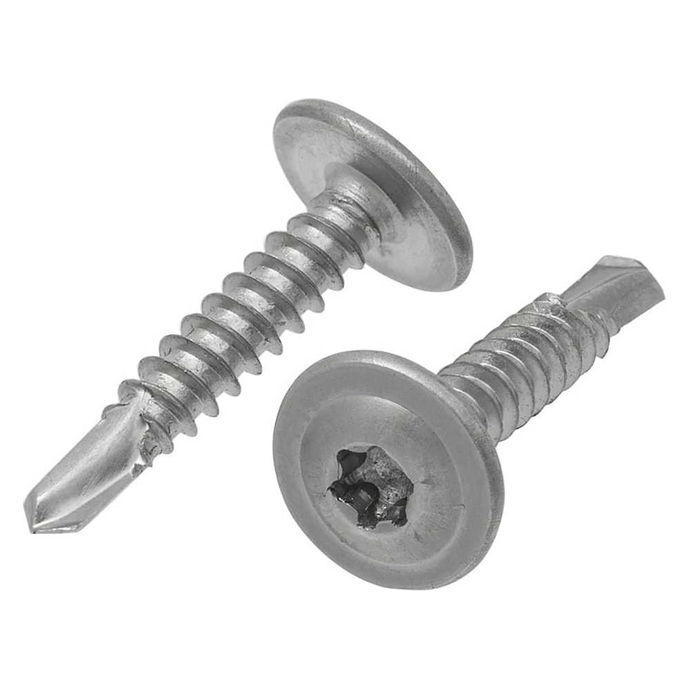 Изображение товара Саморез нержавеющий KREPFIELD 4,2х13 мм с прессшайбой 200 шт