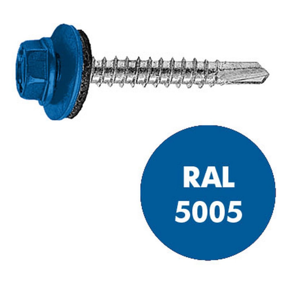 Изображение товара Кровельный саморез ADMIRAL STARS 5,5 х 19 RAL 5005 ярко-синий 4000 шт