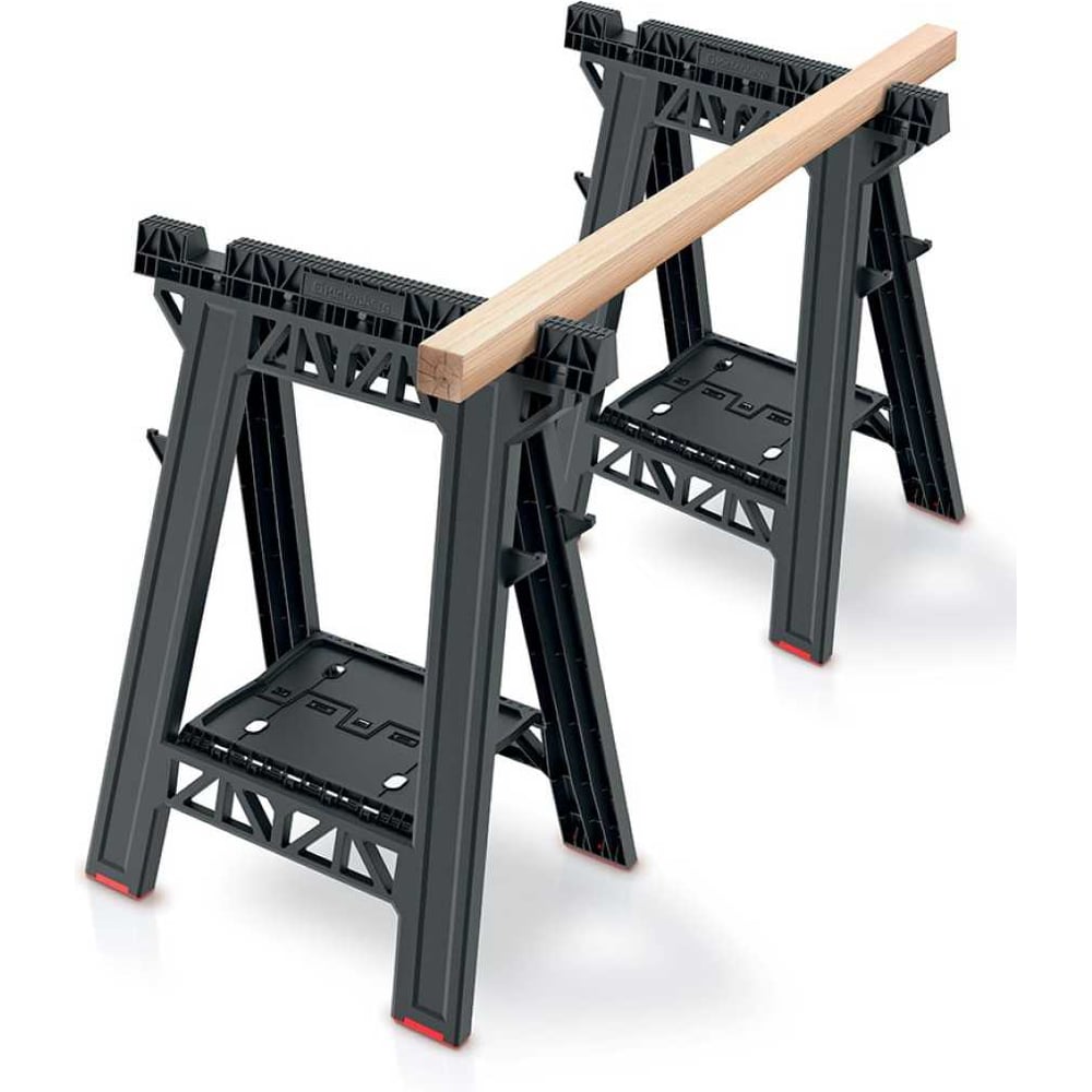 Изображение товара Козлы складные столярные Kistenberg TECH Stand Set 2шт., черный KTSS8060