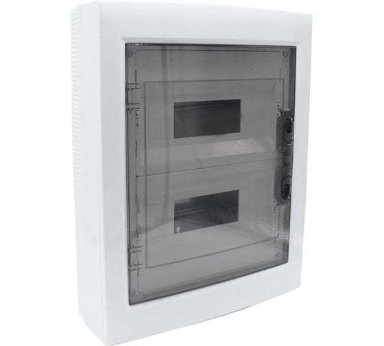 Изображение товара Корпус щита распределительного для модульного оборудования Cetinkaya Pano 24M(12x2), навесной, прозрачная затемнённая дверца CP30924