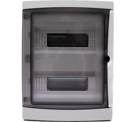 Изображение товара Корпус щита распределительного для модульного оборудования Cetinkaya Pano 26M, IP65, навесной, прозрачная затемнённая дверца CP3926