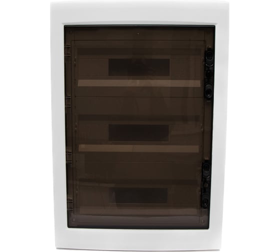 Изображение товара Корпус щита распределительного для модульного оборудования Cetinkaya Pano 54M(18x3), навесной, прозрачная затемнённая дверца CP30954