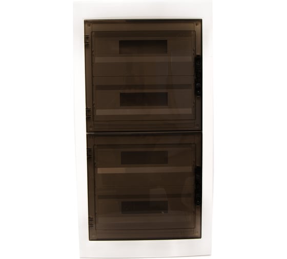 Изображение товара Корпус щита распределительного для модульного оборудования Cetinkaya Pano 72M(18x4), навесной, прозрачная затемнённая дверца CP30972