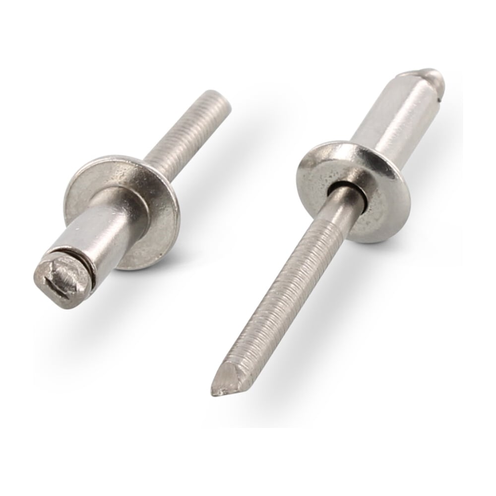 Изображение товара Вытяжная заклепка Edelfix 6.4x10 мм нержавеющая А2/А2, со стандартным бортиком, 20 шт 1598326410 20