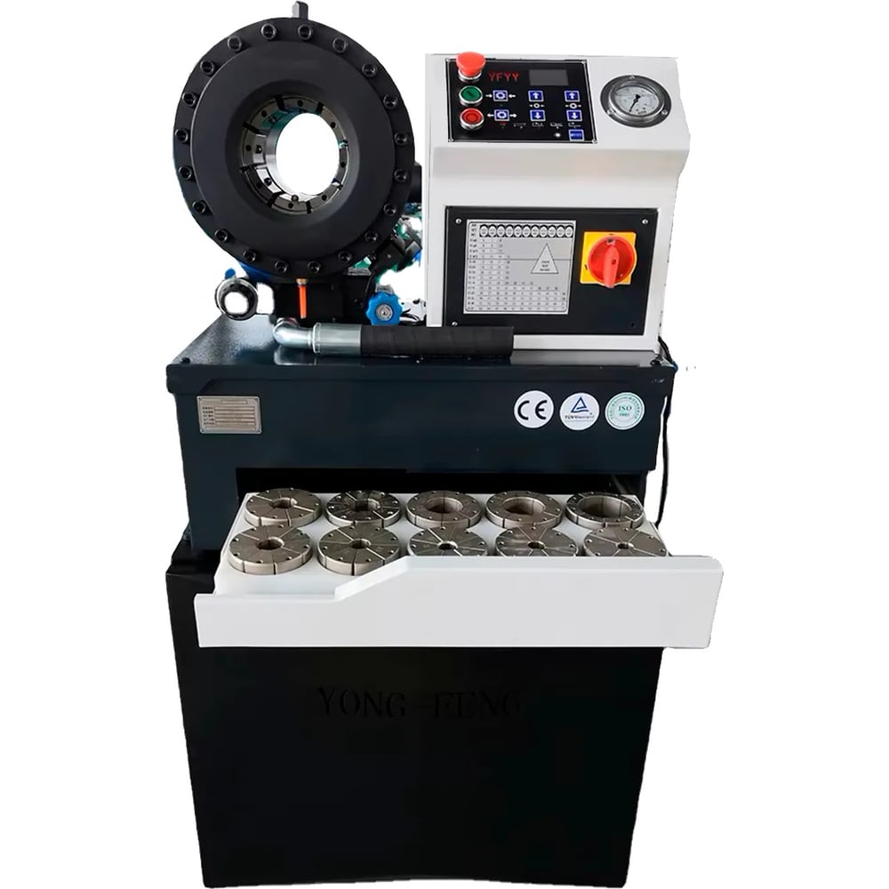 Изображение товара Станок обжимной Yong Feng Y80 для автоматического обжима муфт и фитингов