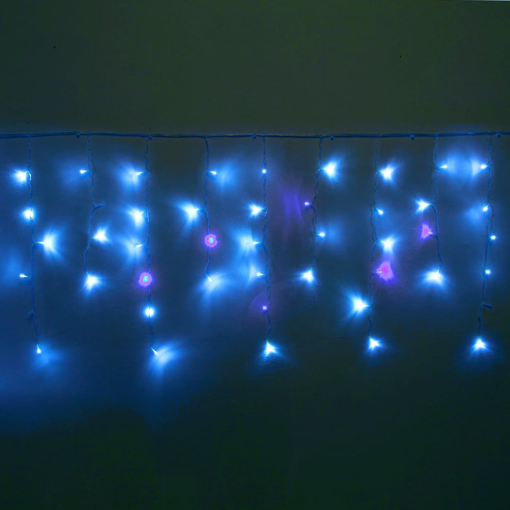 Изображение товара Гирлянда уличная Серпантин БАХРОМА 180 LED с мерцанием и соединением