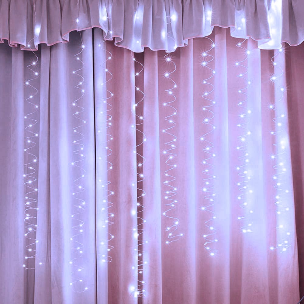 Изображение товара Гирлянда для дома Серпантин ЗАНАВЕС Бриллиант 3м 300 LED 8 режимов с пультом и IP-40