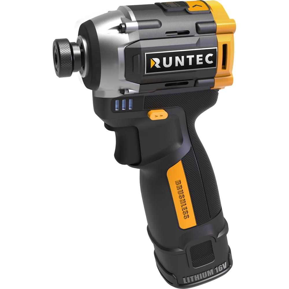 Изображение товара Аккумуляторный винтоверт ударный Runtec PRO 1/4 16В 150Нм RT-ED133