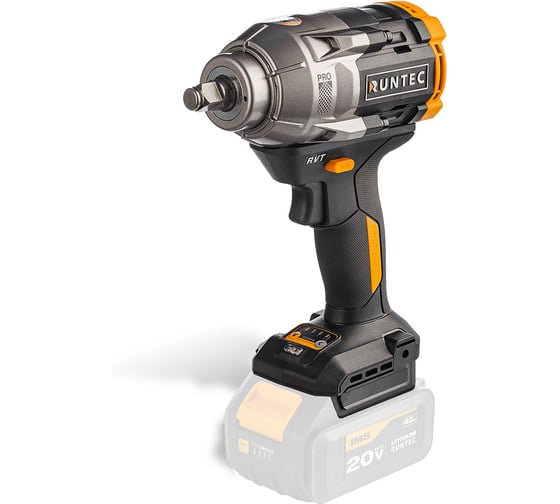 Изображение товара Гайковерт ударный аккумуляторный RUNTEC PRO 1/2, 20В, 1100Нм RT-IW1100W