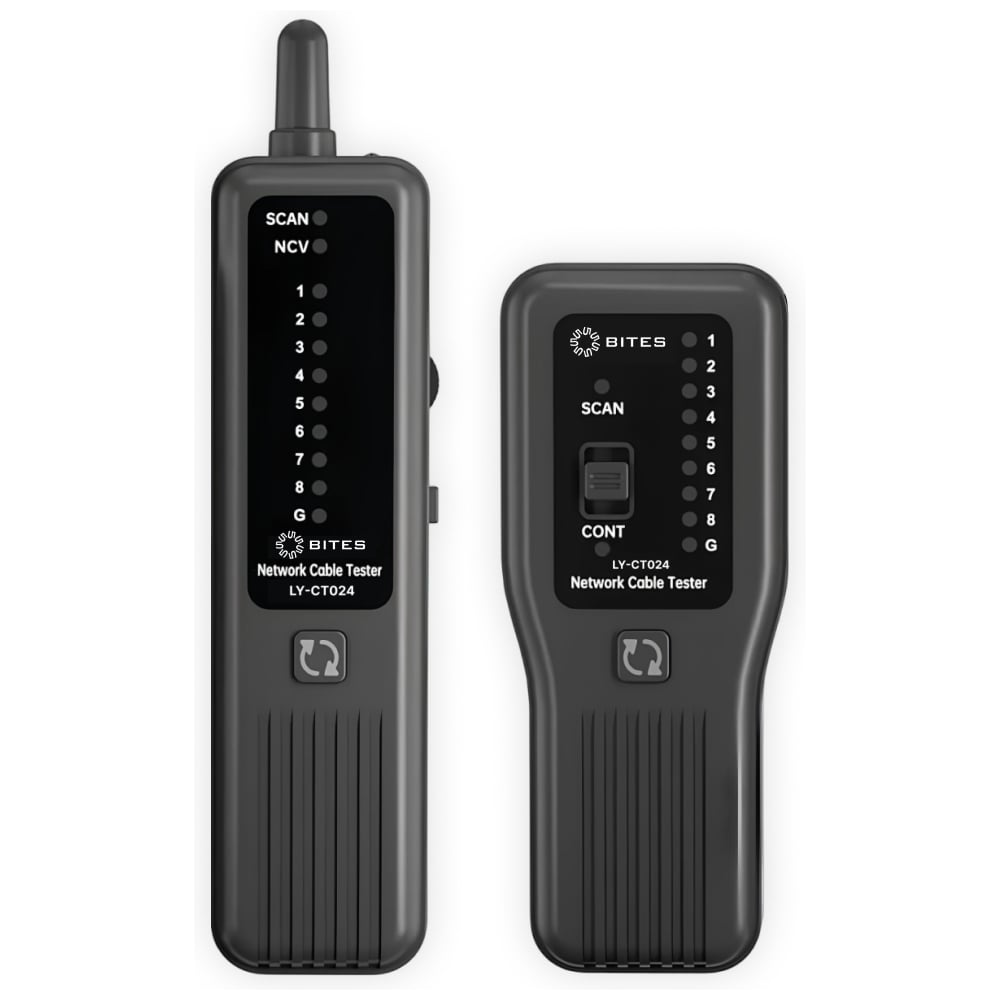Изображение товара Тестер-трассоискатель кабеля 5Bites UTP STP TEL POE NCV LY-CT024