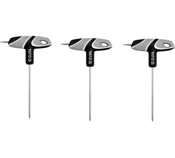 Изображение товара Ключ YATO TORX с Т-образной рукояткой Т8, 3 штуки YT-05601Y