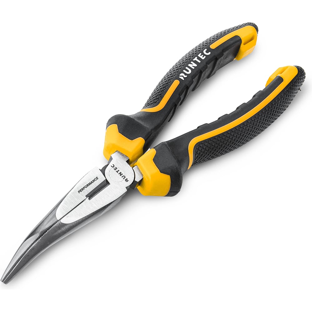 Изображение товара Длинногубцы изогнутые RUNTEC 200 мм RT-PLR03200