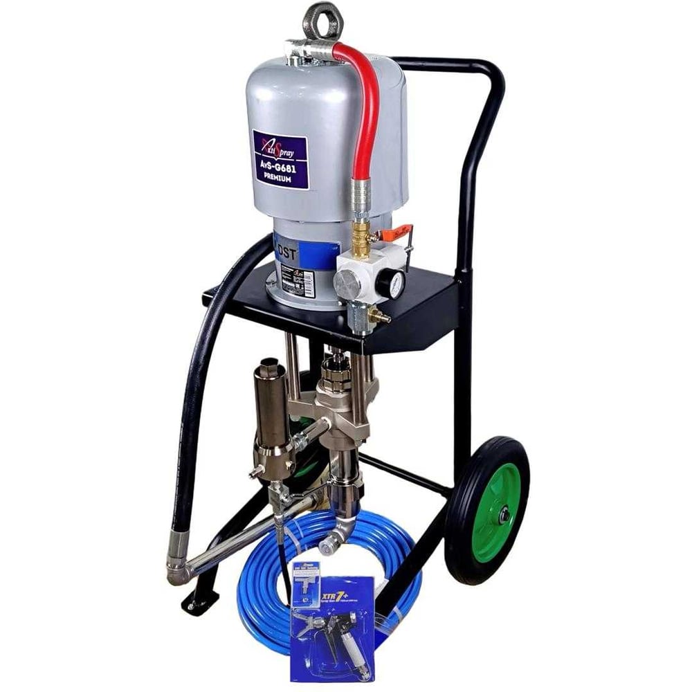 Изображение товара Аппарат окрасочный AktiSpray Premium AvS-G681 пневмопривод профессиональный