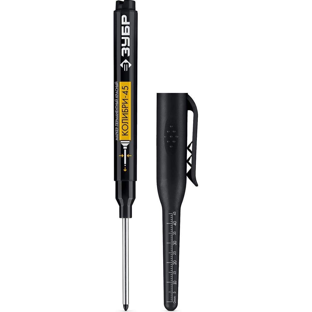 Изображение товара Перманентный маркер для отверстий ЗУБР Колибри-45 черный