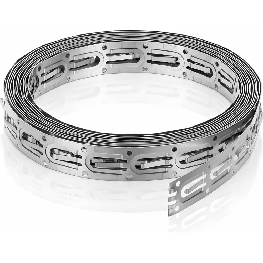 Изображение товара Лента монтажная оцинкованная СТН для теплого пола 20м ширина 20мм