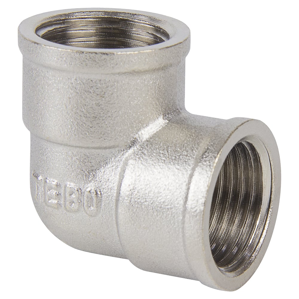 Изображение товара Уголок TEBO ВН 3/4 (10/120) T-ЛР.Уг.1.34.CN профессиональный фитинг латунь никель