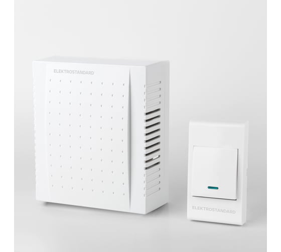 Изображение товара Электрический звонок Elektrostandard DBQ26M WM 1M IP44 бытовой дверной белый a055431