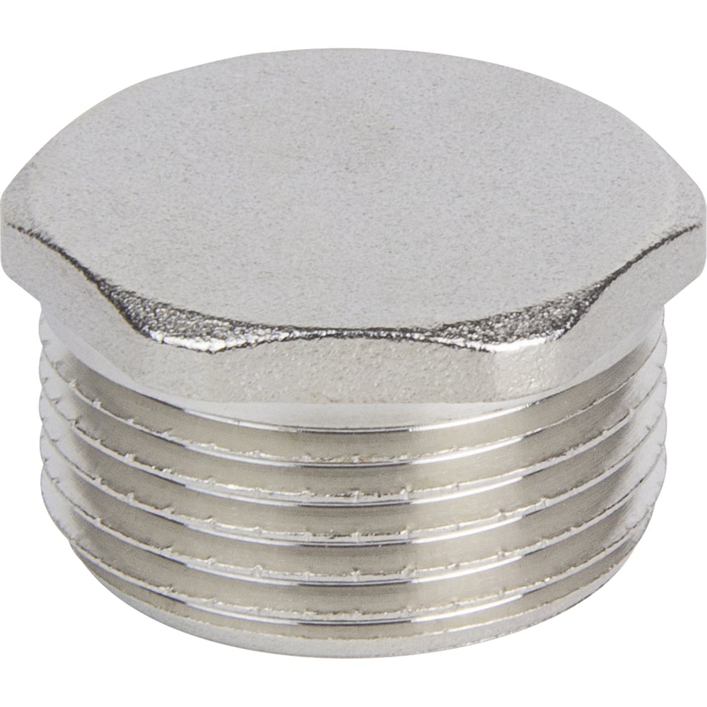 Изображение товара Заглушка латунь 1 1/4 никель T-ЛР.З.3.114.CN профессиональный фитинг