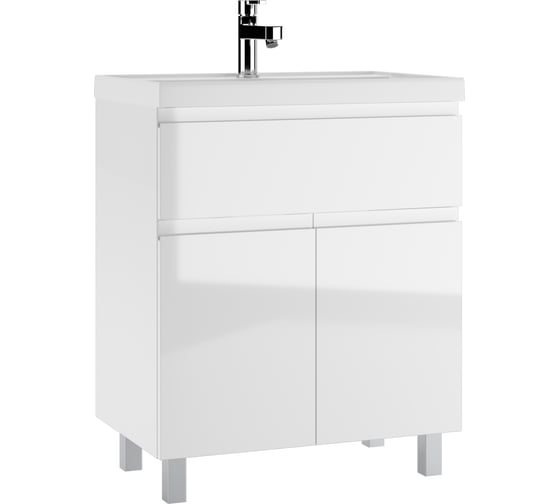 Изображение товара Тумба под умывальник Домино UNIT 70 Graffo белый глянец В1 DGr2401T