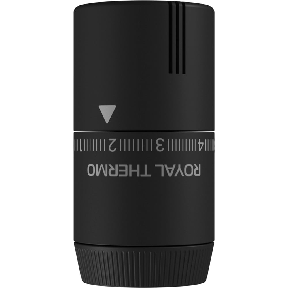 Изображение товара Термоголовка жидкостная ROYAL THERMO Design М30х1,5 черный soft touch