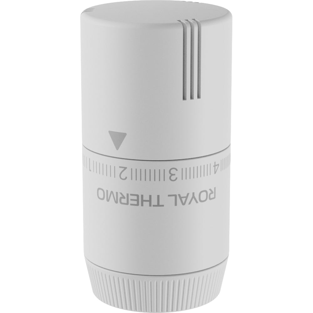 Изображение товара Термоголовка жидкостная ROYAL THERMO Design М30х1,5 белый soft touch