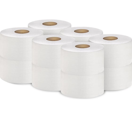 Изображение товара Туалетная бумага Бумага Сити 200 м 1-сл. светло-серая БС-1-200-Т (12 шт/упак)М