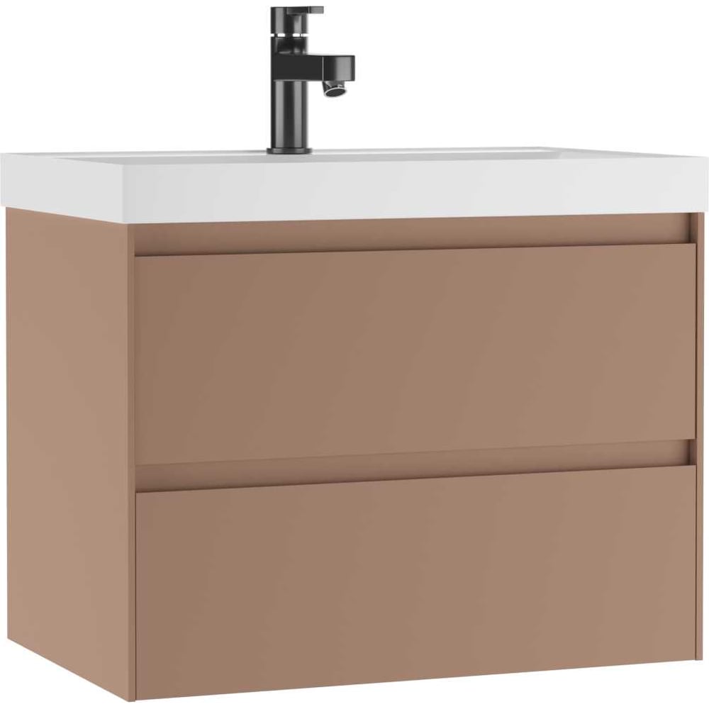 Изображение товара Подвесная тумба Домино Verona DV2503T влажная комната дизайн коричневый