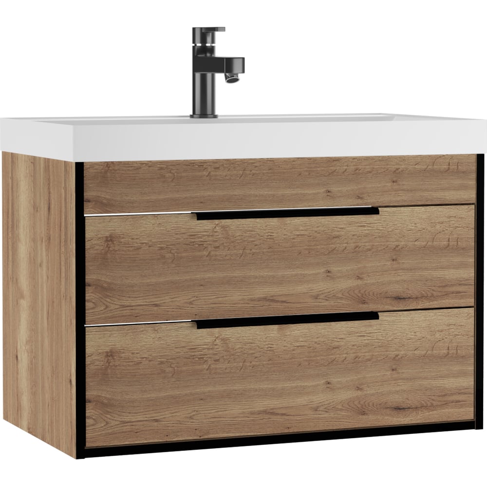 Изображение товара Тумба подвесная Домино UNIT 80 Alfа B2 DA6105T в стиле лофт