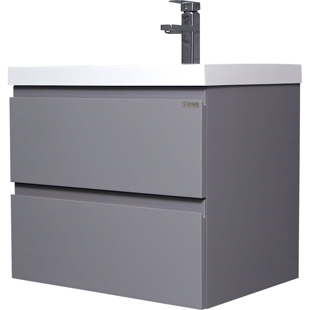 Изображение товара Тумба подвесная Домино под умывальник UNIT 60 Graffo светло-серый