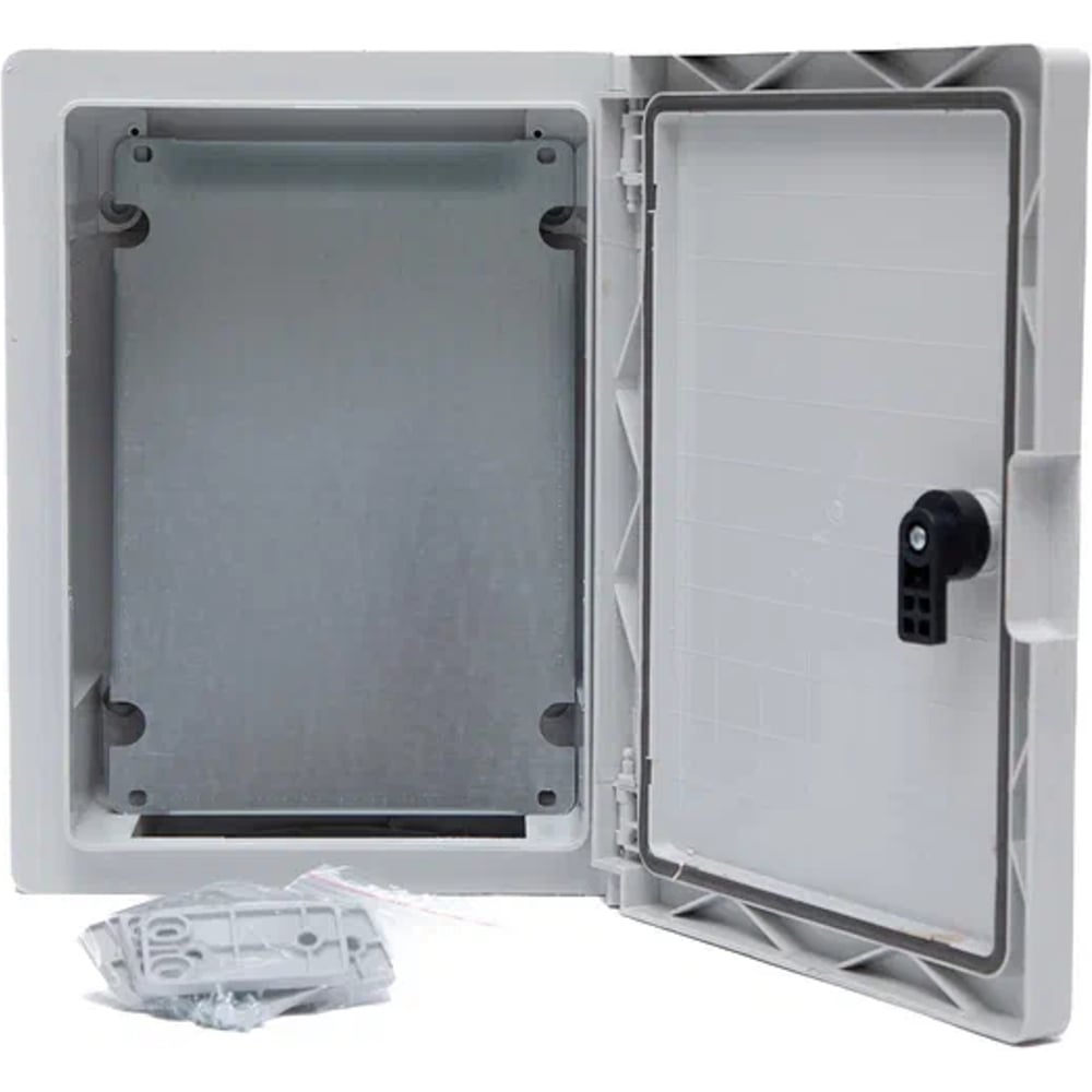 Изображение товара Корпус щита распределительного влагозащищенного Cetinkaya Pano 250x330x150мм, навесной, пластик, глухая дверца CP5002D