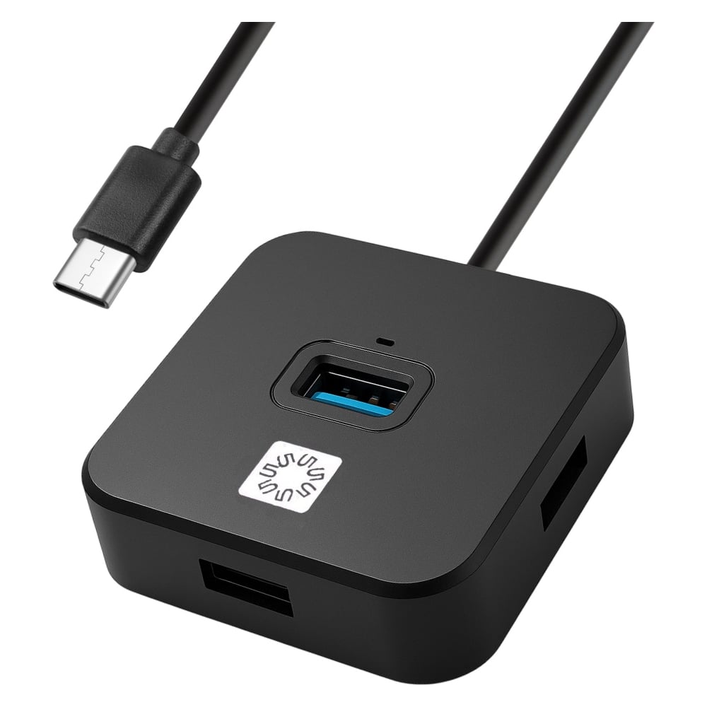 Изображение товара Концентратор 5Bites TYPE-C 4 USB3.0 черный HB34C-316BK