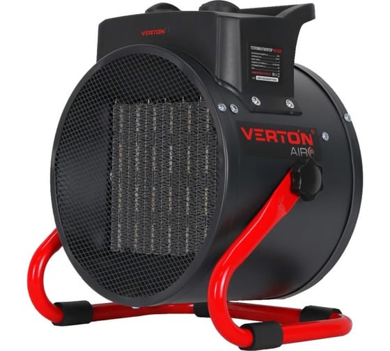 Изображение товара Электрический тепловентилятор Verton Air EH-3SQ (корпус круглый 265_195_295,РТС(металлокерамика), 220В,25/1500/3000Вт,330м3/ч) 01.12777.25628