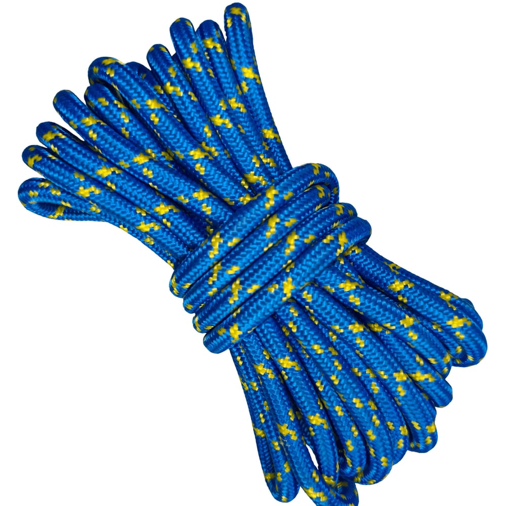 Изображение товара Шнур плетеный полипропиленовый 10 мм, 10 м, синий