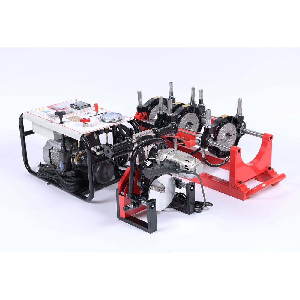 Изображение товара Профессиональный аппарат для стыковой сварки ПНД труб POLYWELD LHC160 3350Вт 160мм