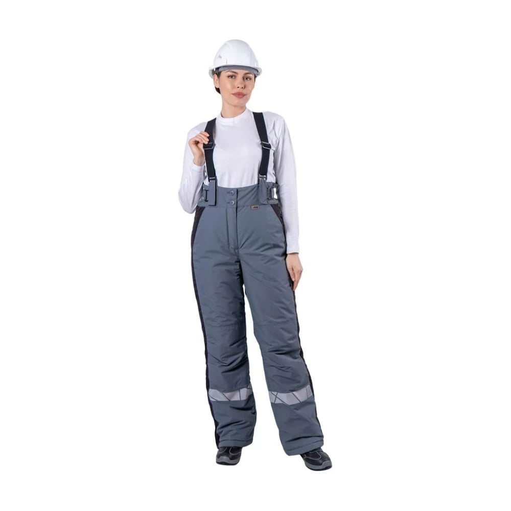 Брюки Iform ХАЙ-ТЕК SAFETY зимние, серый-черный, женские (120-124, 182-188) Брю 231/120/182