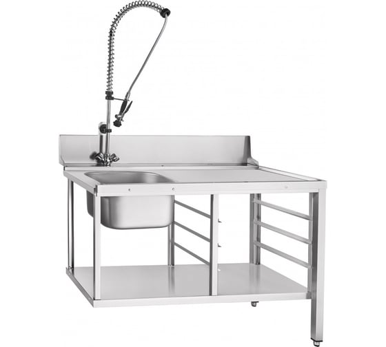 Изображение товара Стол предмоечный Abat СПМП-6-3 нержавеющая сталь, 21000001744, аналог мко1202 чу209