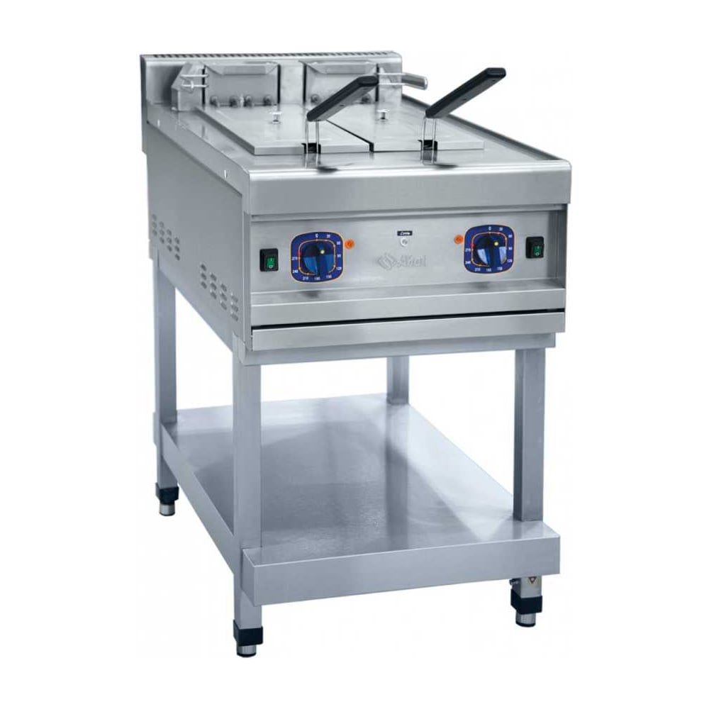 Изображение товара Электрическая фритюрница Abat ЭФК-90/2П с двумя ваннами 36 литров, мощностью 14 кВт