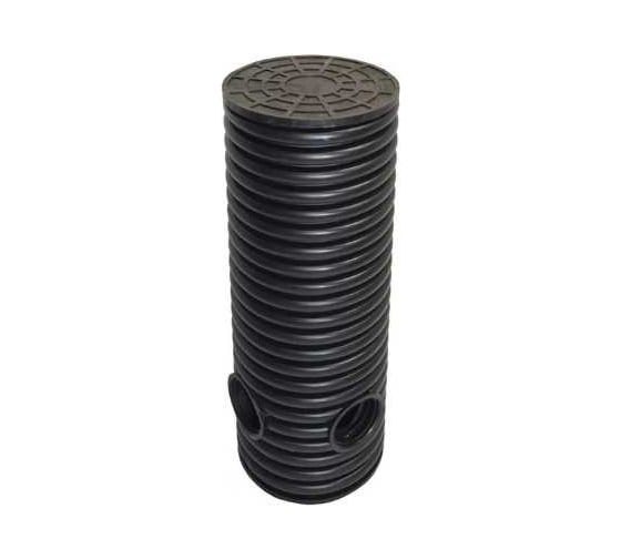 Изображение товара Колодец дренажный смотровой Агросток в сборе, 315/271х500 мм, с дном и люком 66178