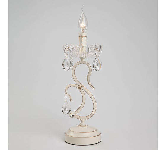 Изображение товара Настольный светильник Eurosvet 12205 1T белый Strotskis 00000059683