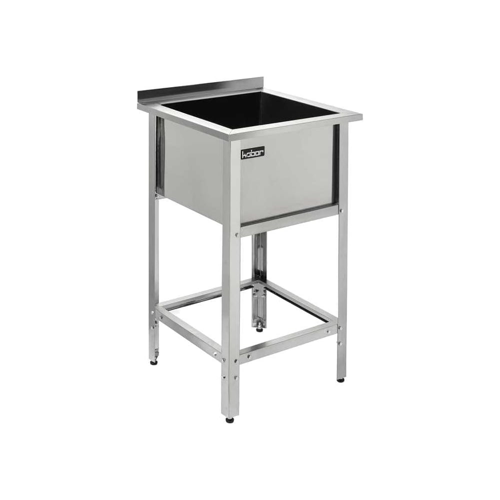 Изображение товара Моечная ванна односекционная сварная с бортом Kobor 700x700x450 мм